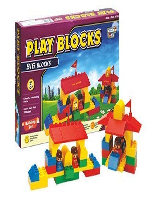 Negi Play Plastic Blocks Building Set,Multicolor - Image 1